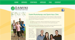 Desktop Screenshot of daminiphysio.ca